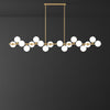 Blossom Slim XL 18 Light 200cm Pendant in Brushed Brass or Black
