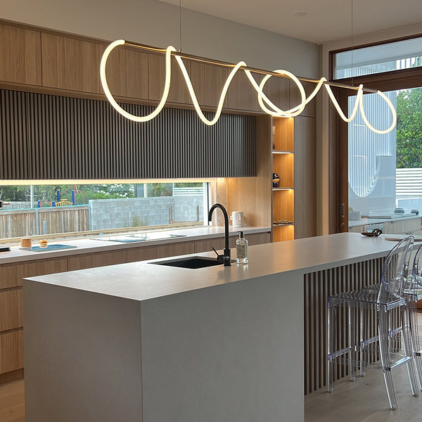 Curl Curl XLarge Adjustable 300cm Linear Suspension Pendant