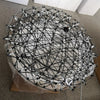 Replica Moooi Raimond Pendant Light LED by Raimond Puts Polished Black