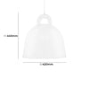 Brio Medium Bell Pendant 42cm