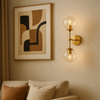 Lysa Wall Light in Brushed Brass