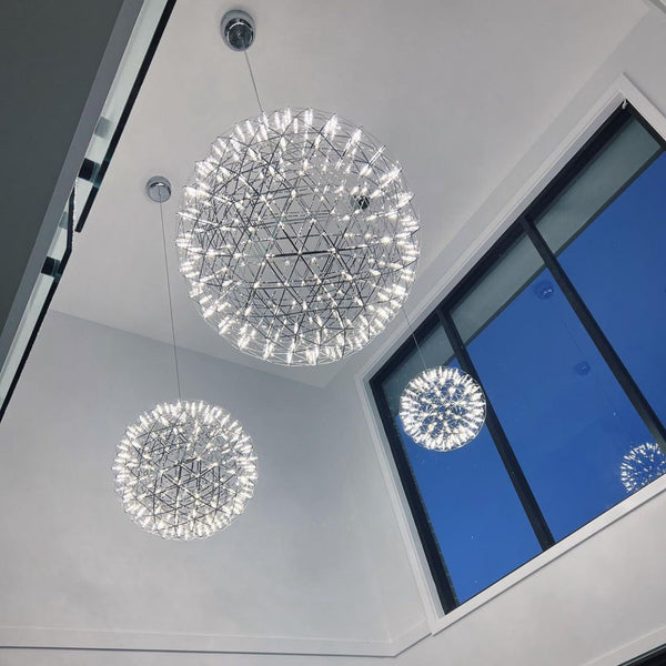 Replica Moooi Raimond Pendant Light LED by Raimond Puts Polished Black