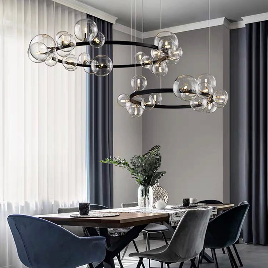 Juniper Contemporary Halo Pendant in 85cm and 120cm