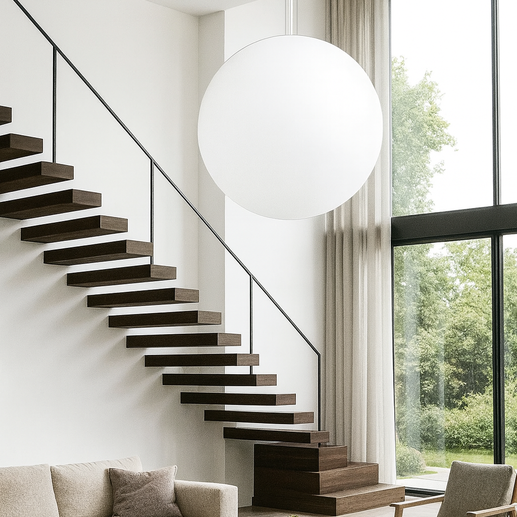 Luna Extra Large Pendant Light 60-120cm Sizes