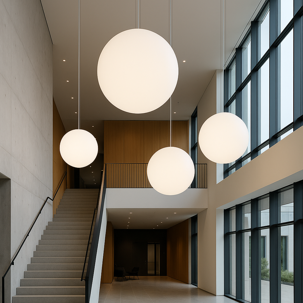 Luna Extra Large Pendant Light 60-120cm Sizes