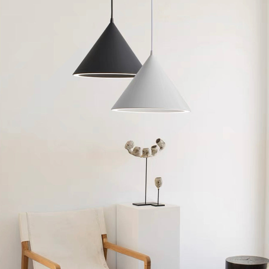 Lyke Minimalist Pendant Light 32cm in Various Pastel Colours