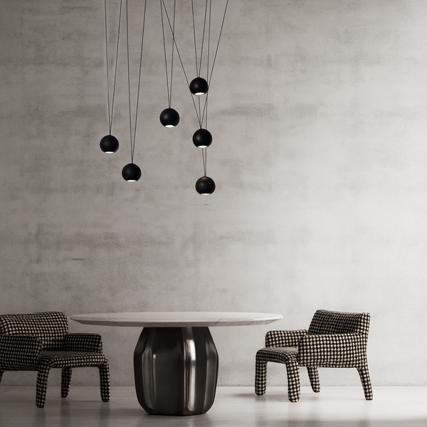 Swarm Multi Cluster Pendant Adjustable in Black