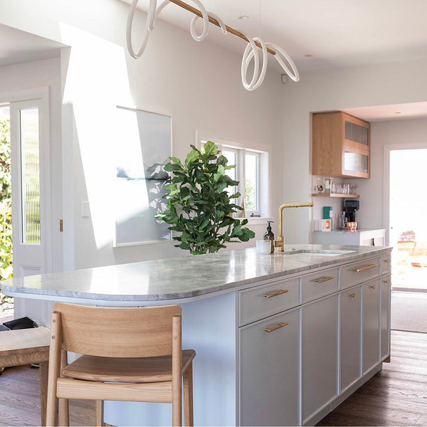 Curl Curl Large Adjustable 200cm Linear Suspension Pendant