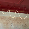 Curl Curl Large Adjustable 200cm Linear Suspension Pendant