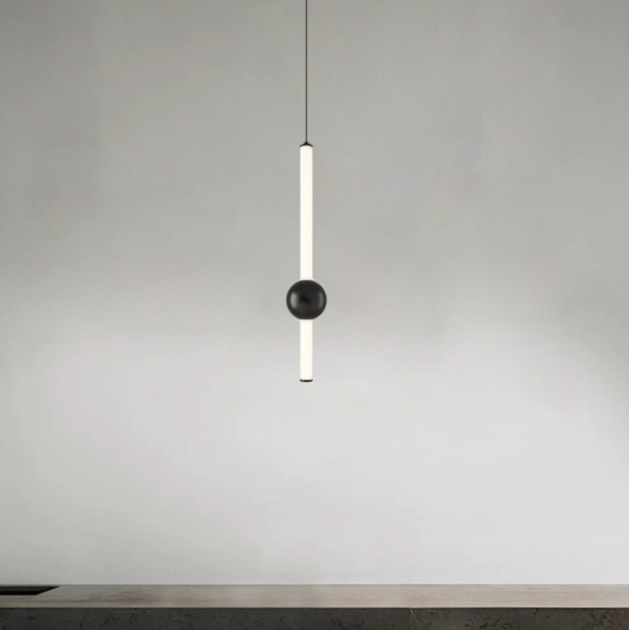 Forma Pendant 90cm Vertical in Various Colours