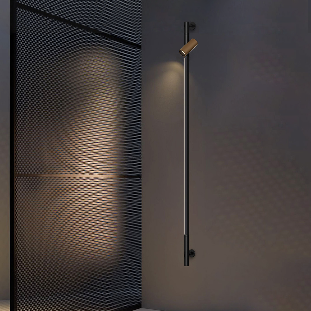 Jusbar Dual 120cm Linear + Spotlight Wall Light