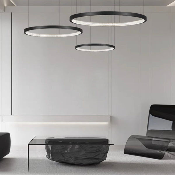 Halo II Luxe Modern Ring Pendant Light 100cm