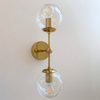 Lysa Wall Light in Brushed Brass