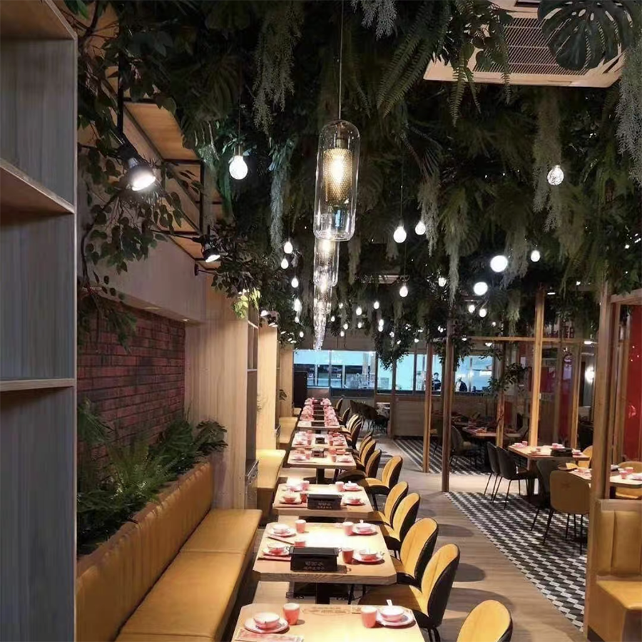 Stark Skinny Modern Mesh Glass Pendant in 15cm