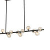 Blossom Slim XL 18 Light 200cm Pendant in Brushed Brass or Black