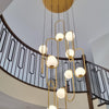 Loretta 10 Light Modern Minimalist Chandelier