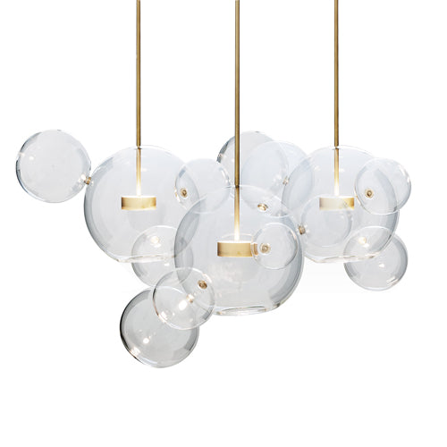 Replica Bolle Bubble Pendant Light by Giopato Coombes in Various Sizes