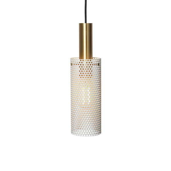 Hal Industrial 10cm Pendant Light in White or Black