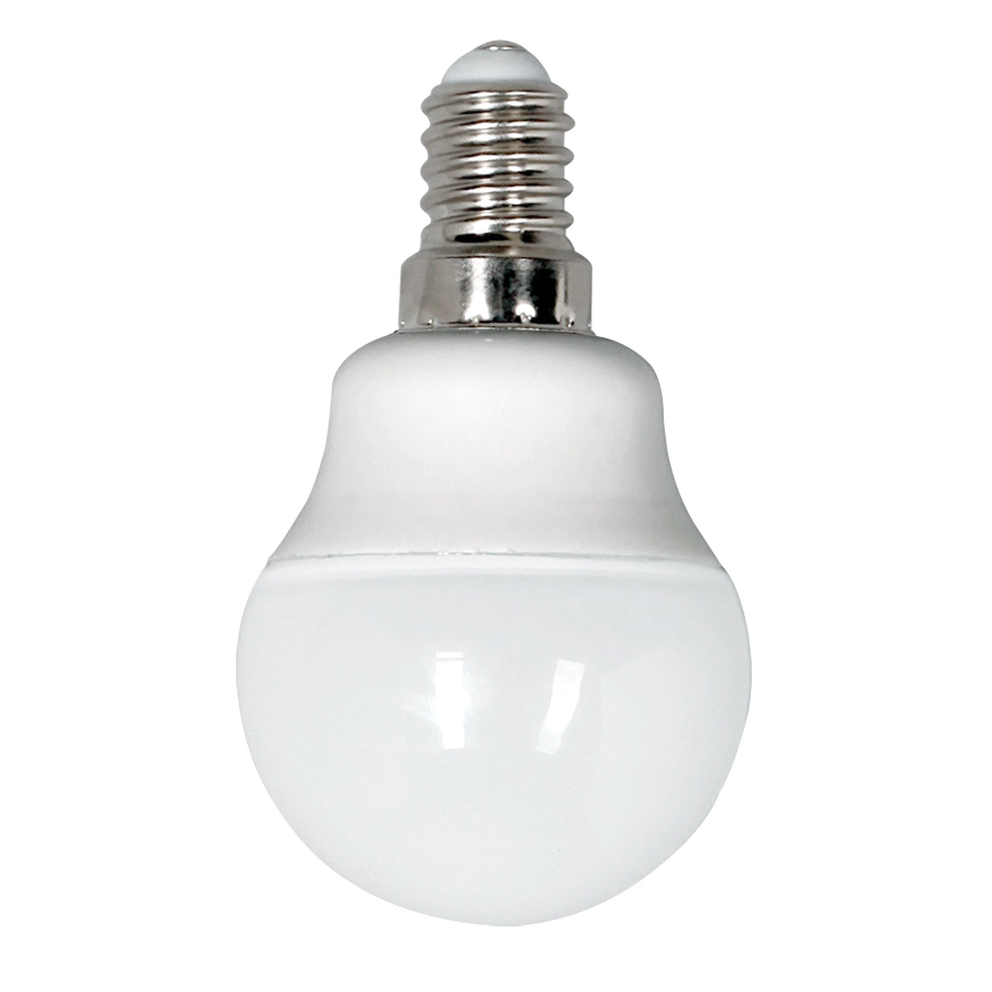 compact 5W LED warm white 3000K wall light replacement globe diameter 45mm opal acrylic diffuser