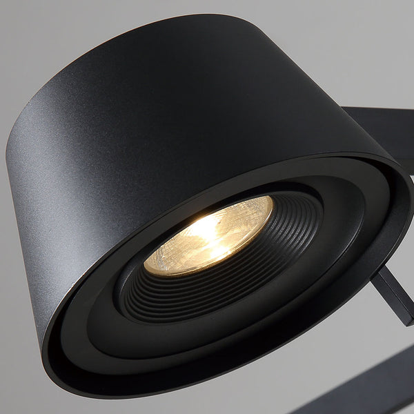 Cantor 6 Light 120cm Linear Pendant in Black