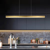 Contenta Smart Modern Brass Linear Pendant in Various Sizes