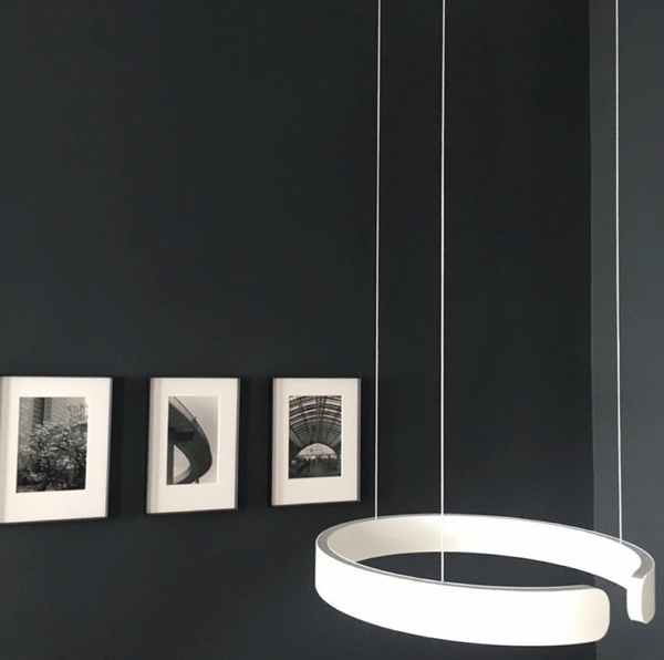 Enso White Modern Halo Pendant Light 40cm, 60cm & 80cm