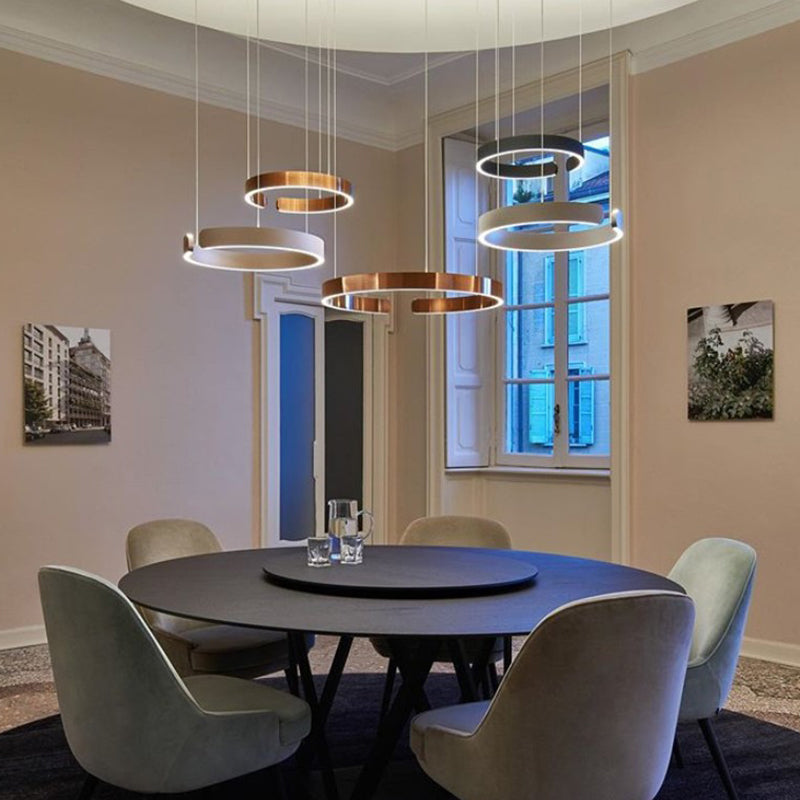 Enso Brass Modern Halo Pendant Light 40cm, 60cm & 80cm