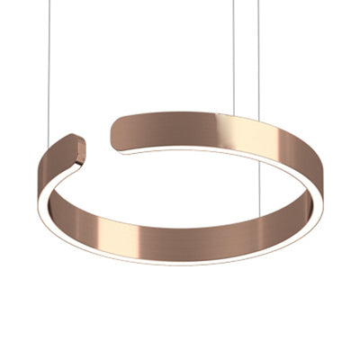 Enso Rose Gold Modern Halo Pendant Light 40cm, 60cm & 80cm