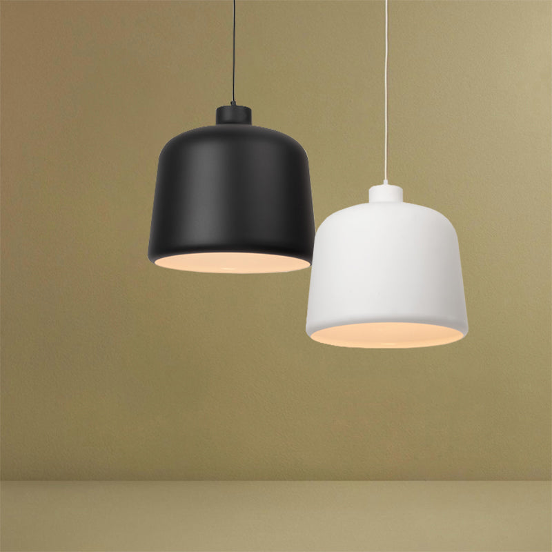Feltona 35cm RGBCW Smart Low Glare Pendant Light in Black or White