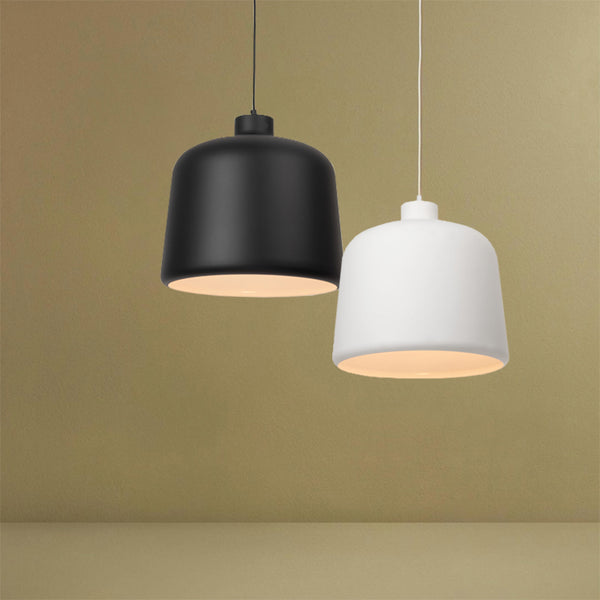 Feltona 35cm RGBCW Smart Low Glare Pendant Light in Black or White