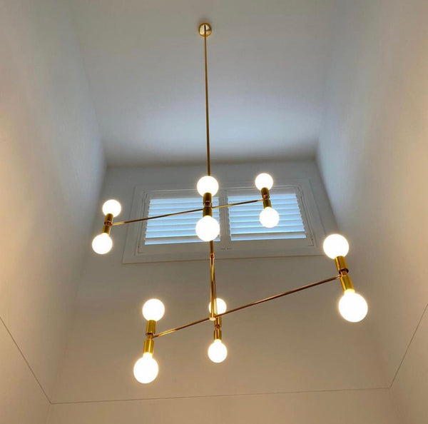 Axis Modern 90cm 12 Light Chandelier