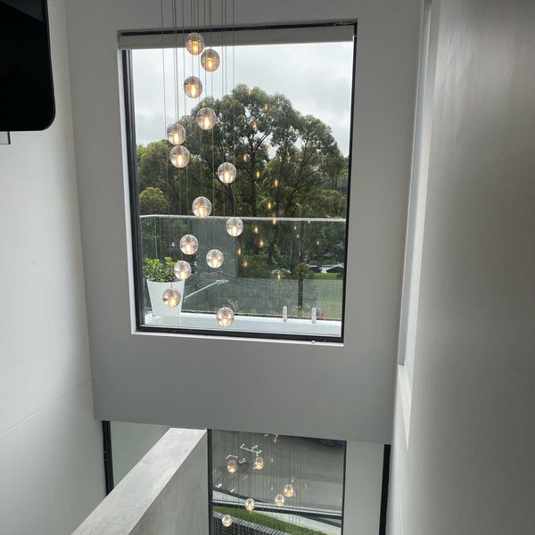 Hand Made 14 Light Cluster LED Pendant Light