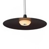 dark copper pendant shade with a warm diffused light