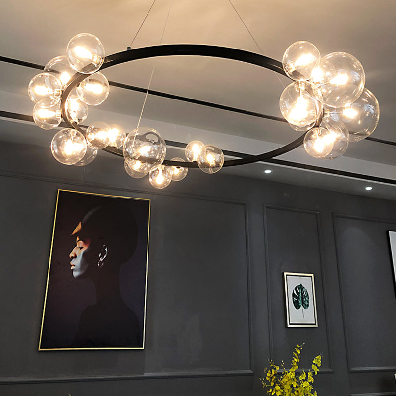 Juniper Contemporary Halo Pendant in 85cm and 120cm