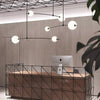 Koola 2 Light Modern Minimalist Pendant in Black