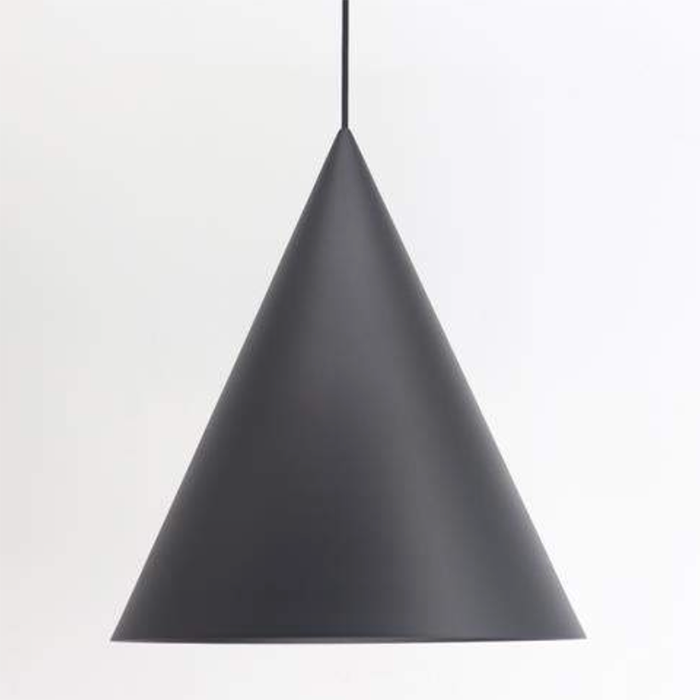Kuzelle 35cm Minimalist Spun Aluminum Dome Pendant (Tall)
