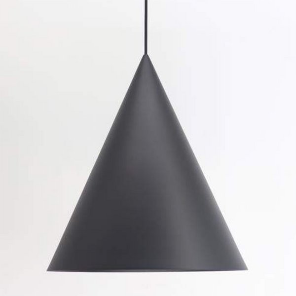 Kuzelle 35cm Minimalist Spun Aluminum Dome Pendant (Tall)