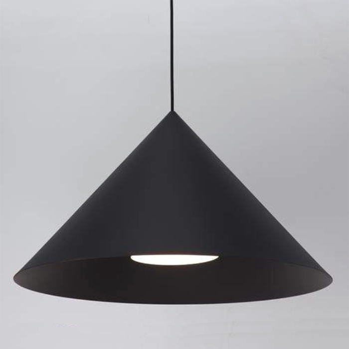 Kuzelle 55cm Minimalist Spun Aluminum Dome Pendant (Short)