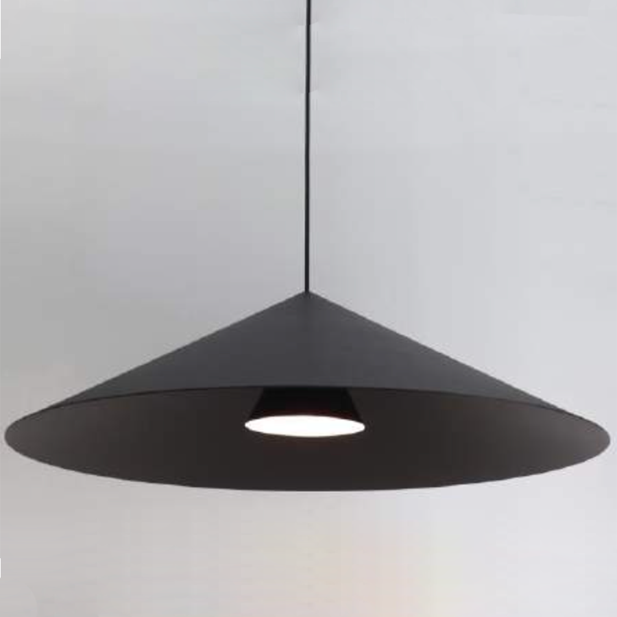 Kuzelle 75cm Minimalist Spun Aluminum Dome Pendant (Wide)