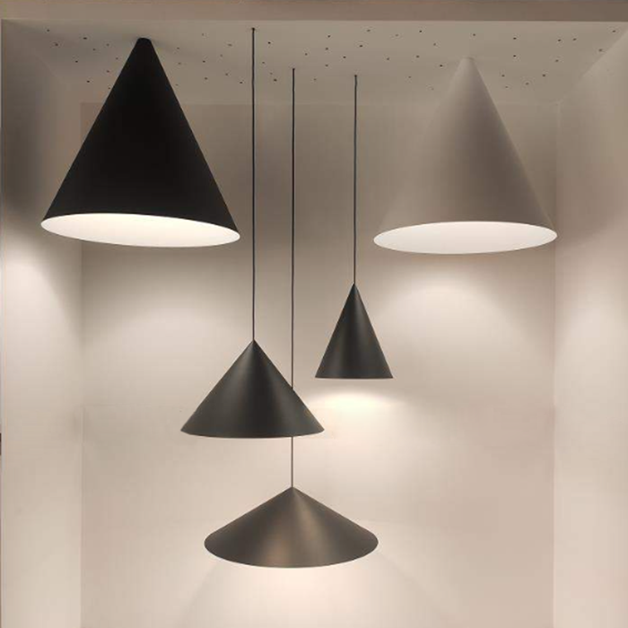 Kuzelle 55cm Minimalist Spun Aluminum Dome Pendant (Short)