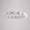 Mysa Modern Opal Glass Halo Pendant 50cm in Various Colours