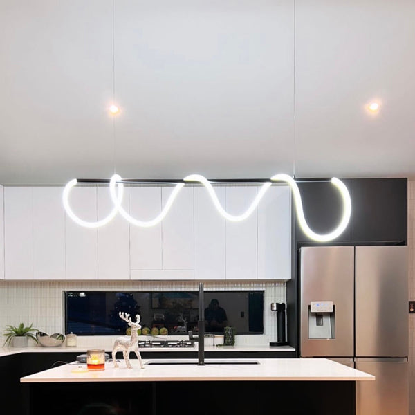 Curl Curl Medium Adjustable 160cm Linear Suspension Pendant