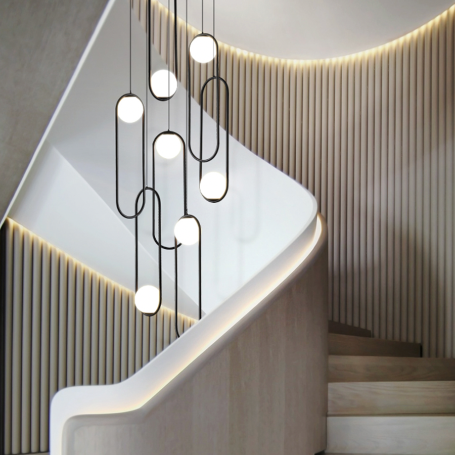 Loretta 7 Light Modern Minimalist Chandelier