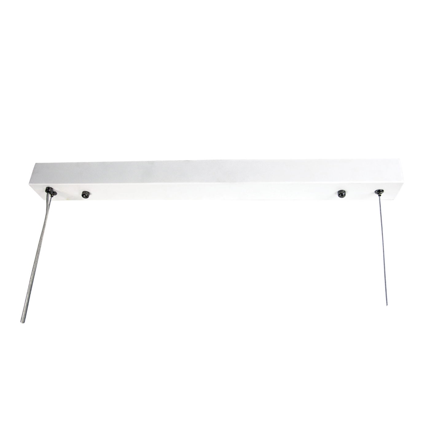 Lineaire Ultra Slimline 150cm Linear Pendant in Black, White & Polished Nickel