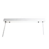 Lineaire Ultra Slimline 150cm Linear Pendant in Black, White & Polished Nickel