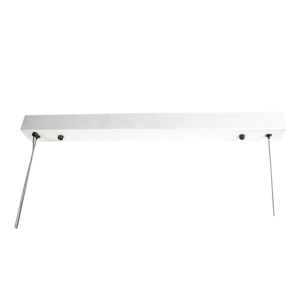 Lineaire Ultra Slimline 150cm Linear Pendant in Black, White & Polished Nickel