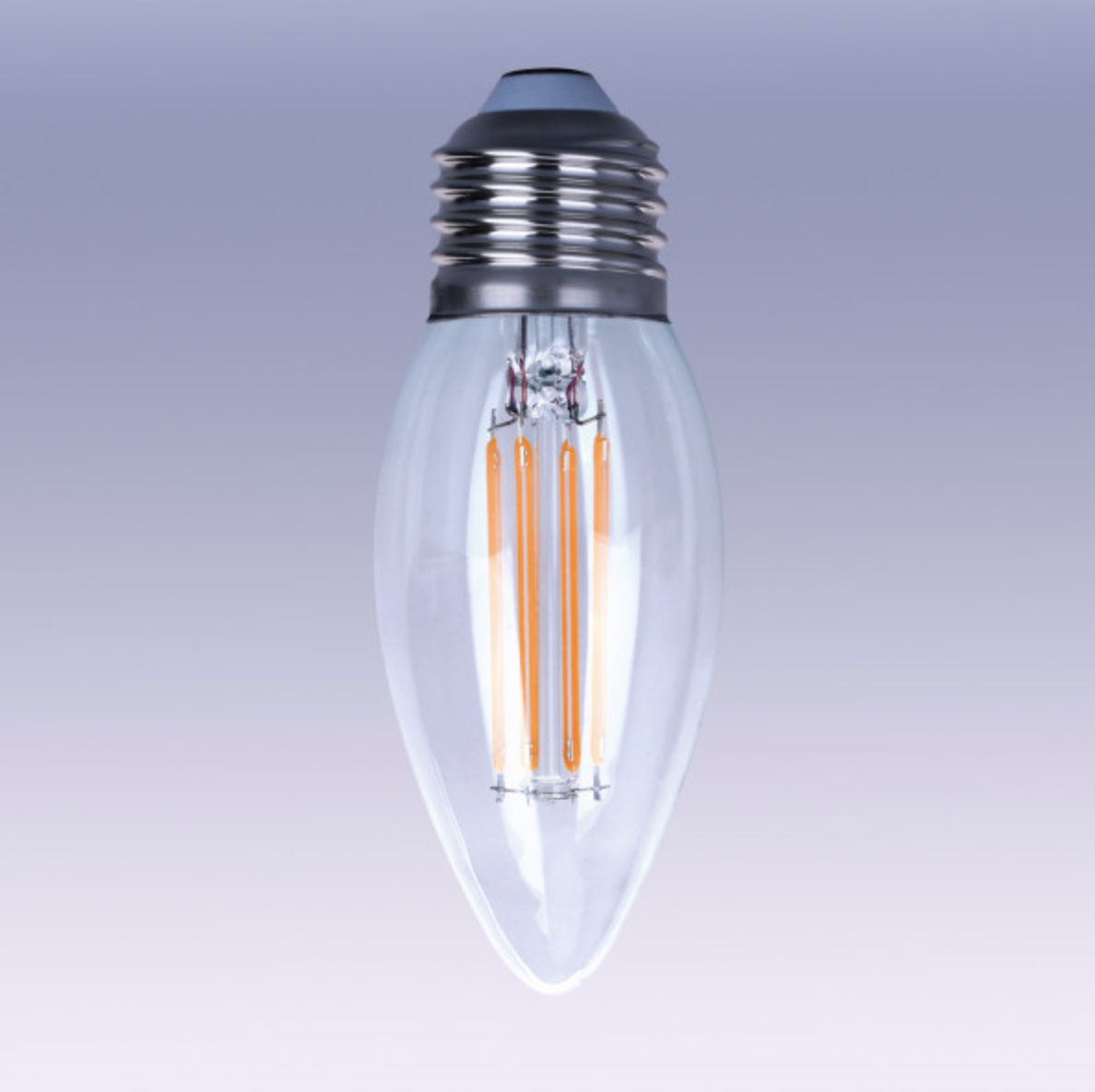 4W Candle LED Filament Dimmable E27/E14 2700K