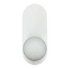 Orbe 13cm Minimalist Wall Light in Black, White & Brass