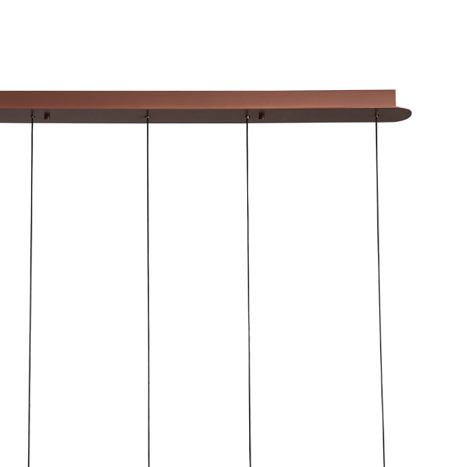 Conne 92cm Linear 5 Light Cluster Pendant