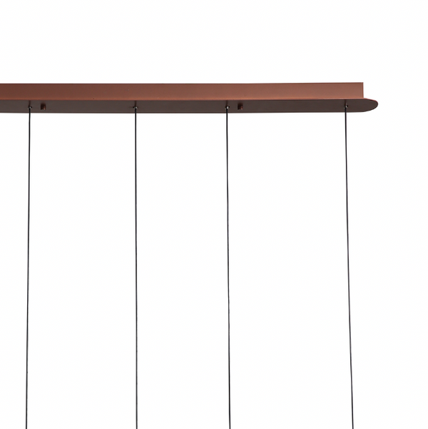 Conne 92cm Linear 5 Light Cluster Pendant